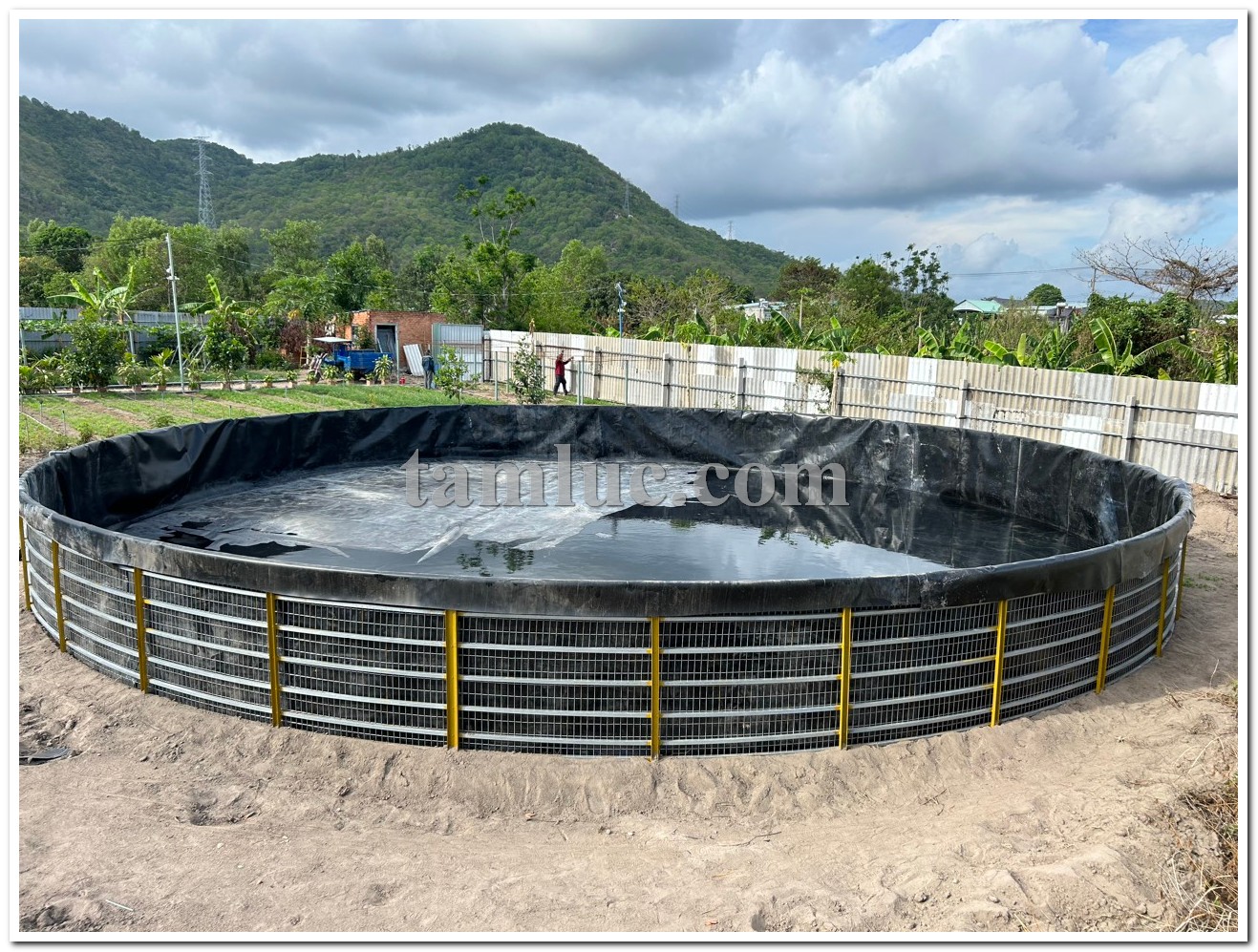 Hồ chứa nước phủ bạt HDPE