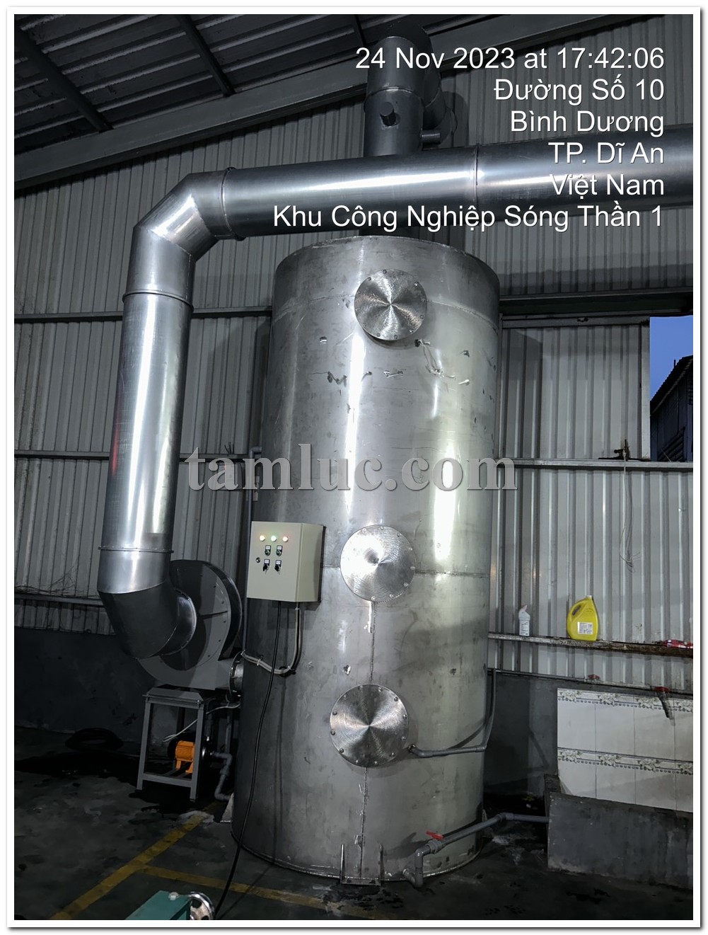 Phương pháp xử lý khí thải xưởng in