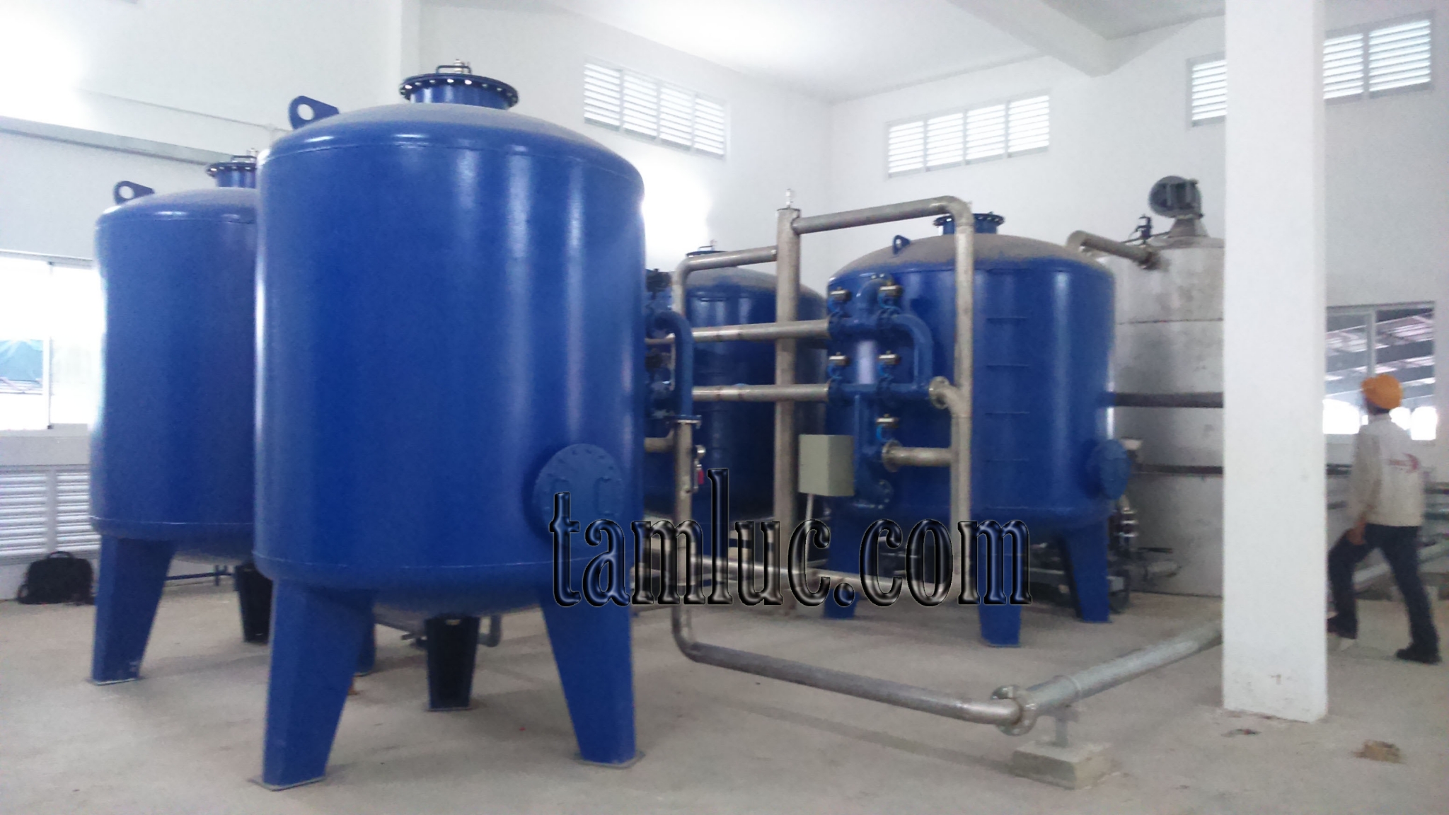 Thi công hệ thống xử lý nước cấp lò hơi 800 m3/ ngày