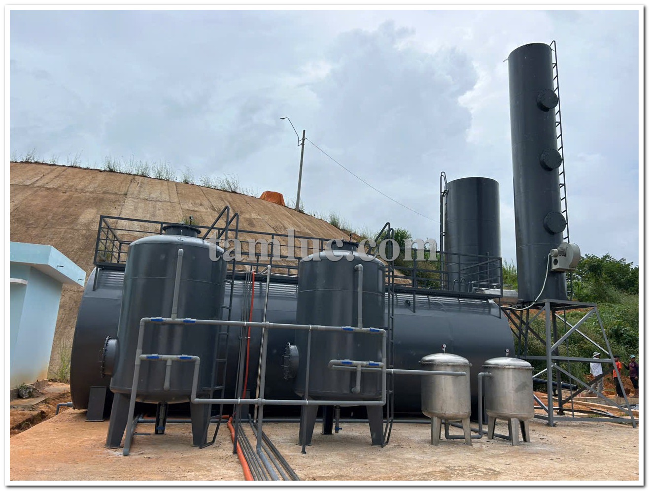Hệ thống xử lý nước thải rỉ rác 50m3/ngày