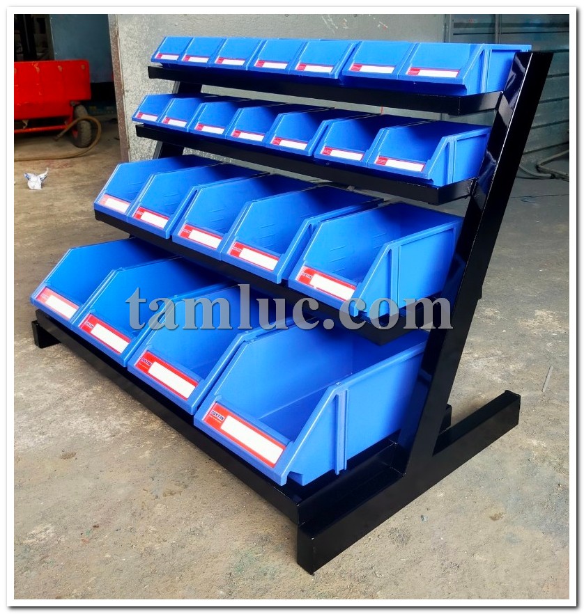 Kệ dụng cụ, kệ đựng linh kiện, kệ đựng vật tư, kệ sắt, kệ đồ dùng