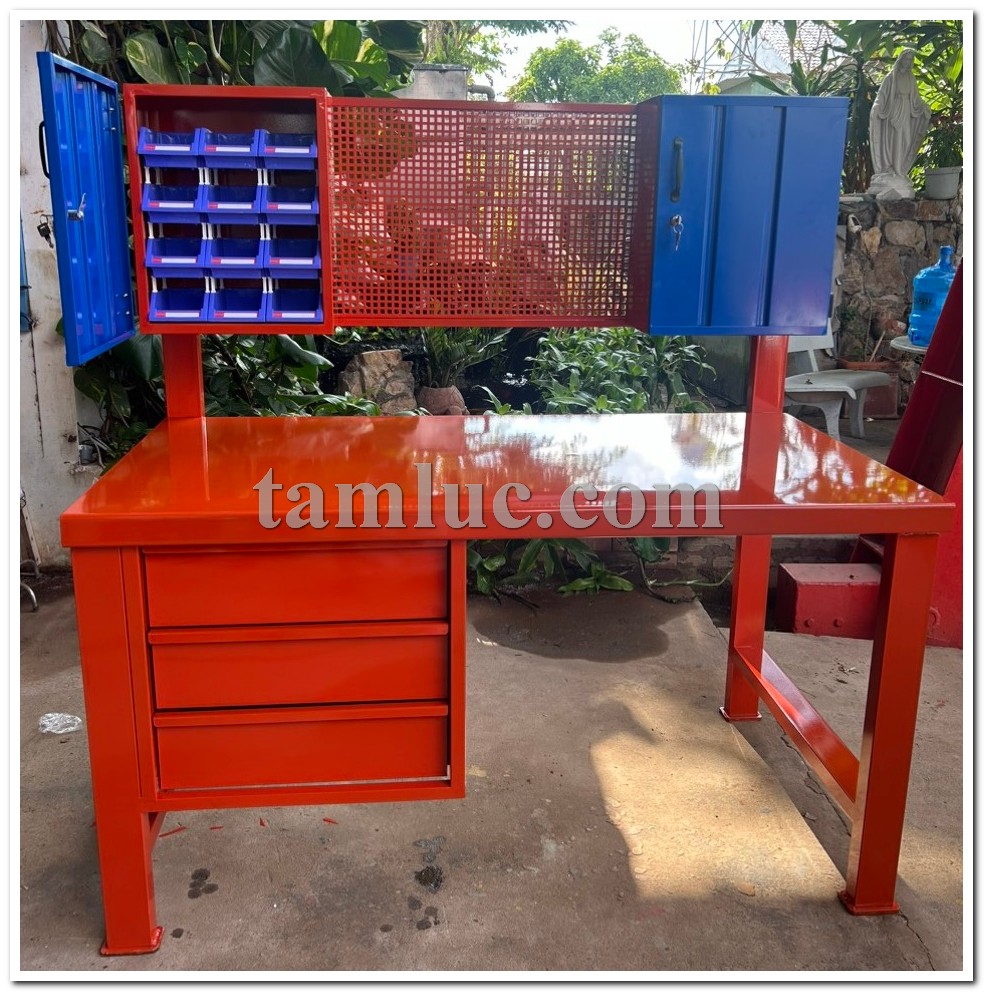 Bàn thao tác cơ khí, bàn thao tác, bàn làm việc cho nhà xưởng, bàn nguội, bàn cơ khí, bàn thao tác kết hợp, bàn tải trọng cao, bàn nguội cơ khí