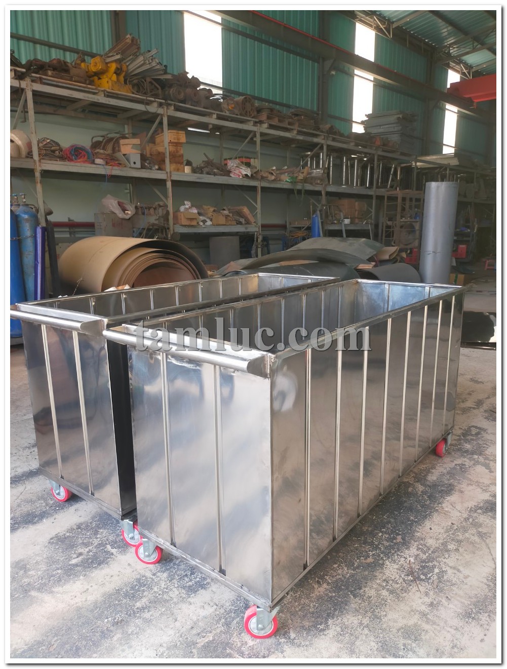 Xe đẩy inox